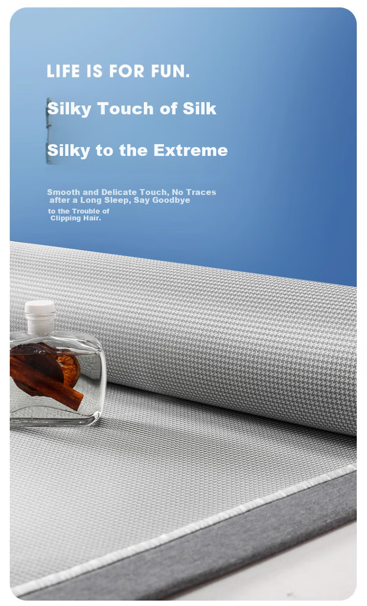 MINISO Ice Silk Mat Three-Piece Set Cooling Mat, Air Conditioning Mat for Summer, Foldable Mat, Dormitory And Home Use, Double Bed Size 1.5x2 Meters 13
