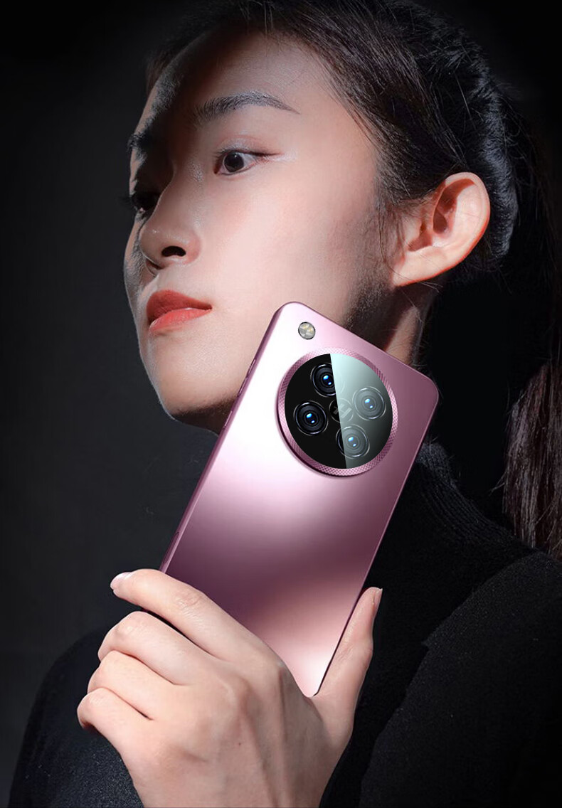 Dreamworthy Lingdun Protection Oppo Find X8s Case Ultra-thin Matte Glass Lens Full Coverage Silicone Shockproof Unisex Graphite Black 9