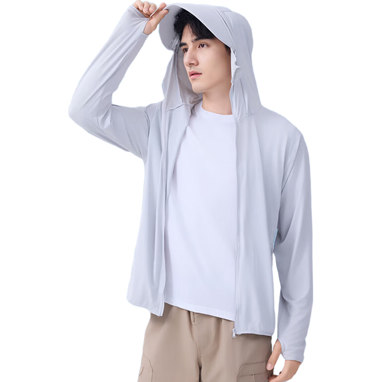 LangSha Sun Protection Clothing for Men And Women, Cool Ice Silk Sun Protection Garment, UV-Resistant, Ultra-Thin, Breathable, Quick-Drying Outdoor Fishing Wear