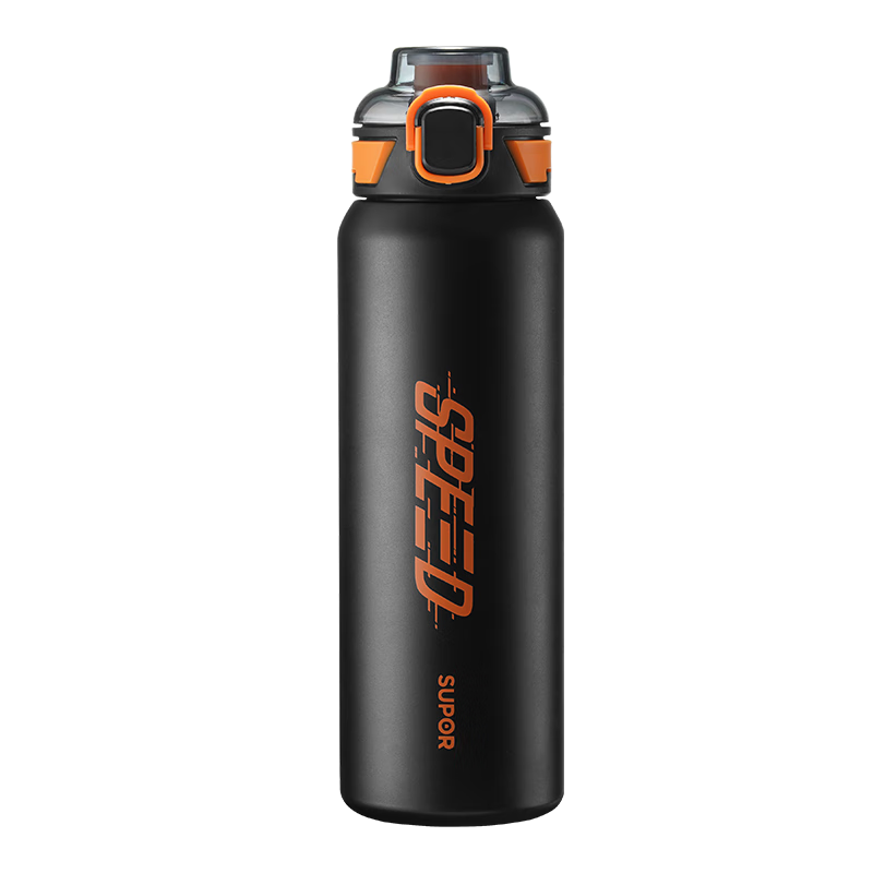 SUPOR Student Insulated Cup, Youth Outdoor Sports Large Capacity Water Bottle, 316L Stainless Steel Car Portable Straw Cup