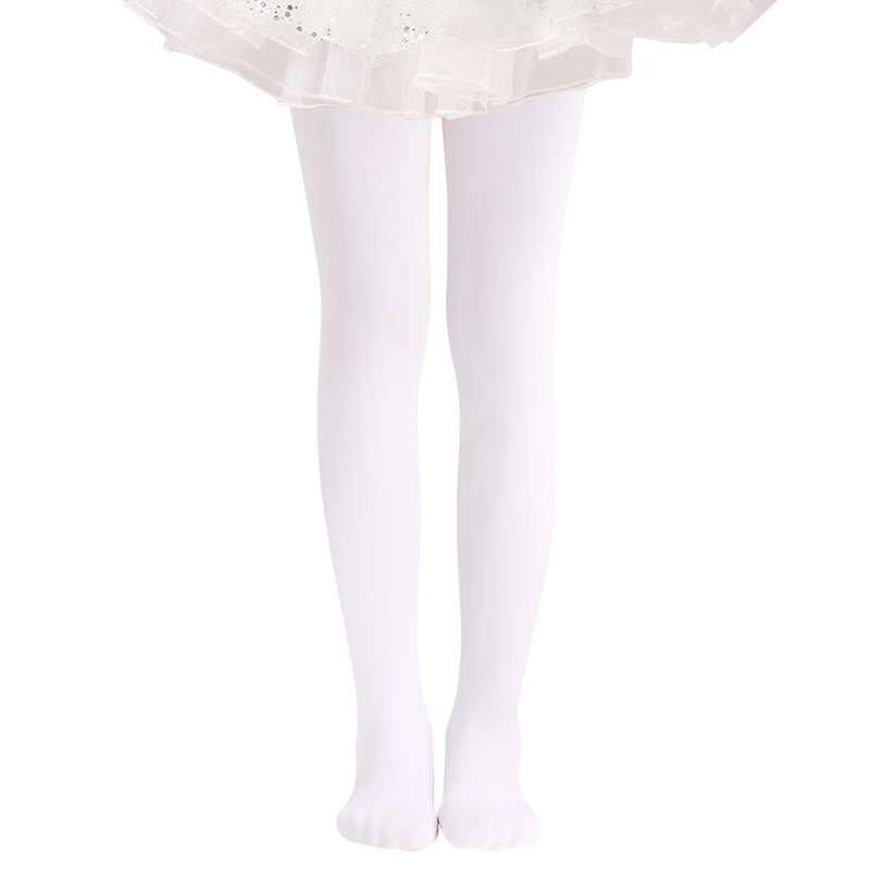 Barbie Children's Dance Tights, Girls' Pantyhose, Spring And Autumn Thin White Stockings, Specialized for Practice And Dance, Base Layer Socks