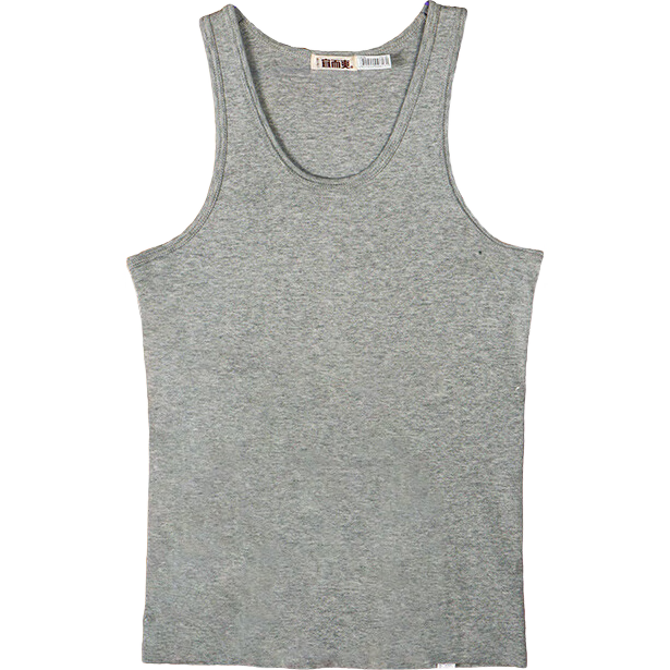 Yiershuang [100% Cotton, 5A Antibacterial And Anti-Mite] Men's Ribbed Breathable Sleeveless T-Shirt Undershirt Tank Top