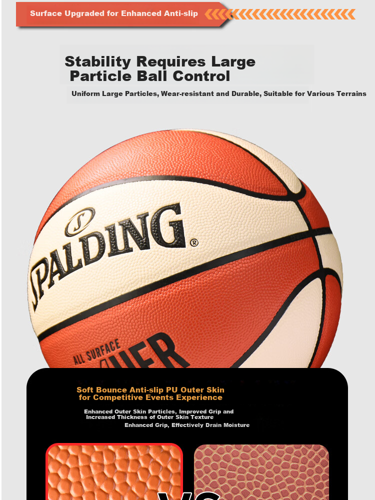 SPALDING Basketball 4Her Series Women's Size 6 Indoor/outdoor PU Basketball 77-724Y6REV1 5