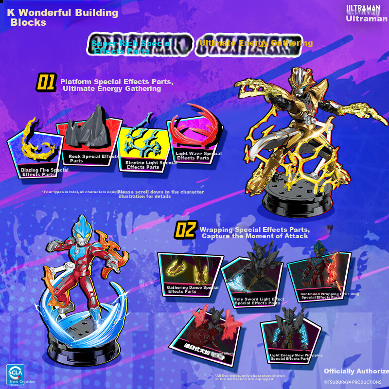 Keeppley Ultraman Zero Infinite Edition Sevenger Zetton Toy Birthday Gift for Boys 75171 Set Box