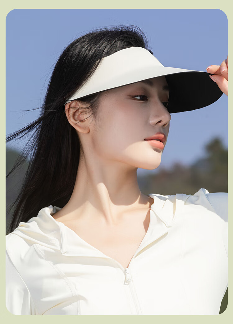 YUZHAOLIN Wide Brim Seamless Sun Protection Hat for Women, Outdoor UV-Resistant Sun Visor, Hiking Cap, Sun Hat, Ladies' Visor Cap 10