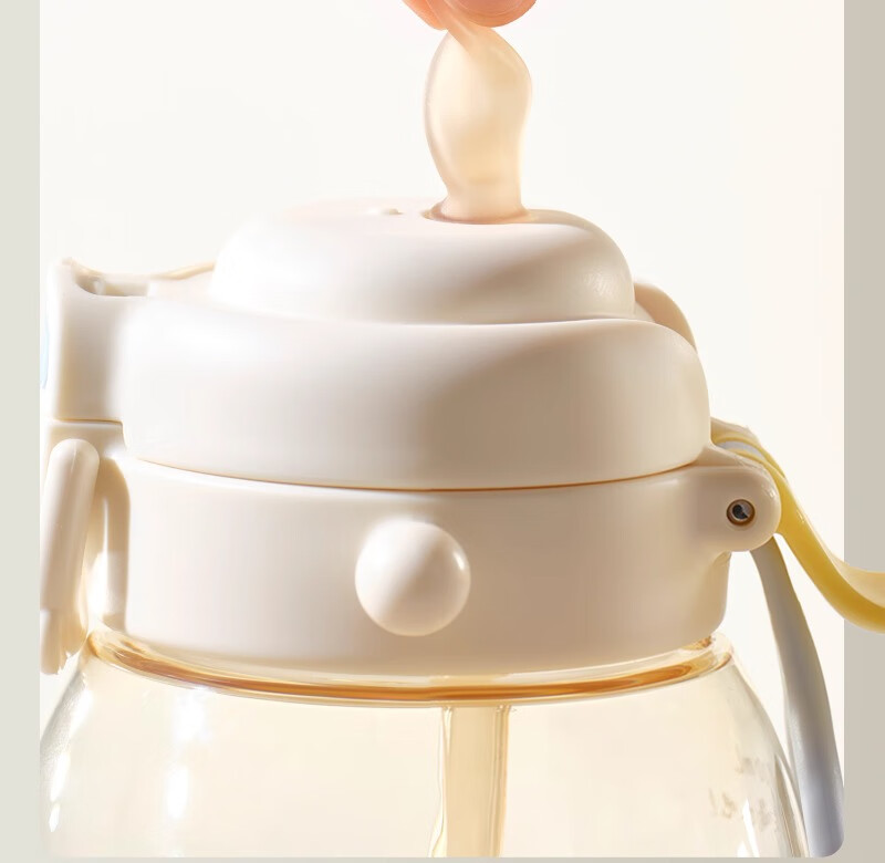 KeChao TonTon Bucket Children's Water Cup Direct Drinking Straw Baby Water Bottle Summer Kindergarten School 2-9 Years PPSU Unisex 21