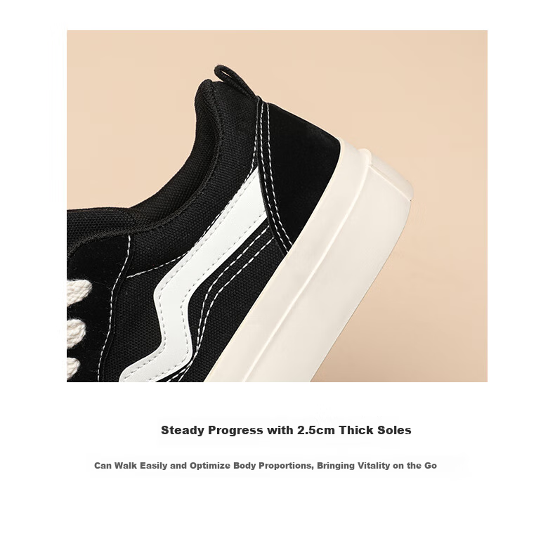 ZHR Canvas Shoes for Women, Classic Versatile Student Sneakers, Comfortable Breathable Thick-Soled Casual Women's Shoes, CS11 Red, Size 38 7