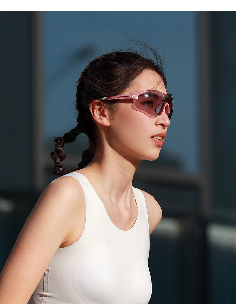 LAMEDA Cycling Glasses Day and Night Use Windproof Running RS100 Anti-Fog Photochromic Cool Black 3
