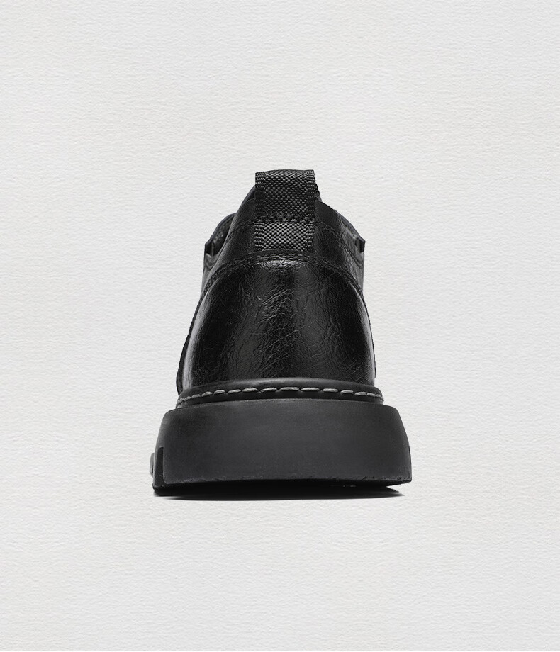 Jeep Men's Shoes, Spring And Autumn Leather Shoes, Men's Business Formal Shoes, British Style Dress Shoes, Work Casual Sneakers 12