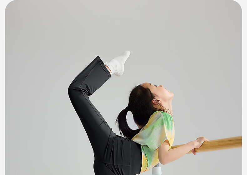 ASK JUNIOR Kids Pants Girls Spring Summer Sun Protection Quick-Dry High Elastic Yoga Flared Leggings Sky Blue 170 106