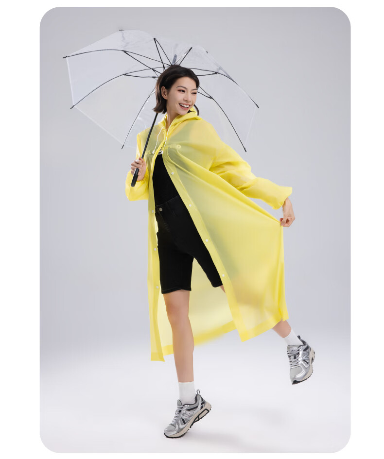 AIKANGNI Disposable Raincoat, Thickened Portable Heavy-Duty Rain Poncho for Electric Bikes, Long Adult Raincoat, Black 13