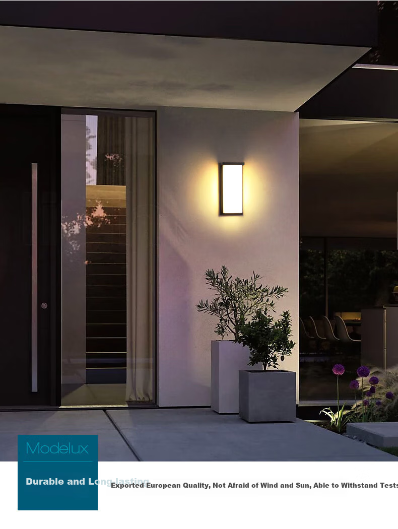 ZIDENG Garden Wall Light for Entrance, Outdoor Waterproof Light for Villa Courtyard, Exterior Wall Gate, Balcony Super Bright Wall Lamp 2