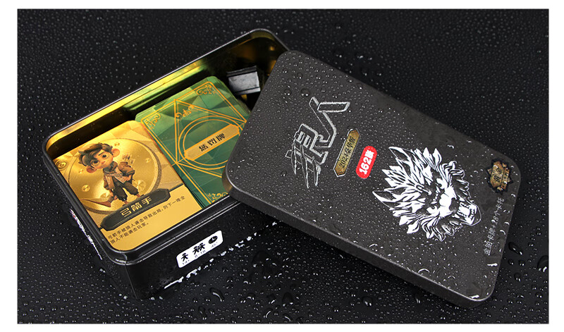 QCF Wolf Card Game Set with PVC Plastic Waterproof Cards, Animal Cards, "Close Your Eyes When It's Dark" Party Game BT01 9