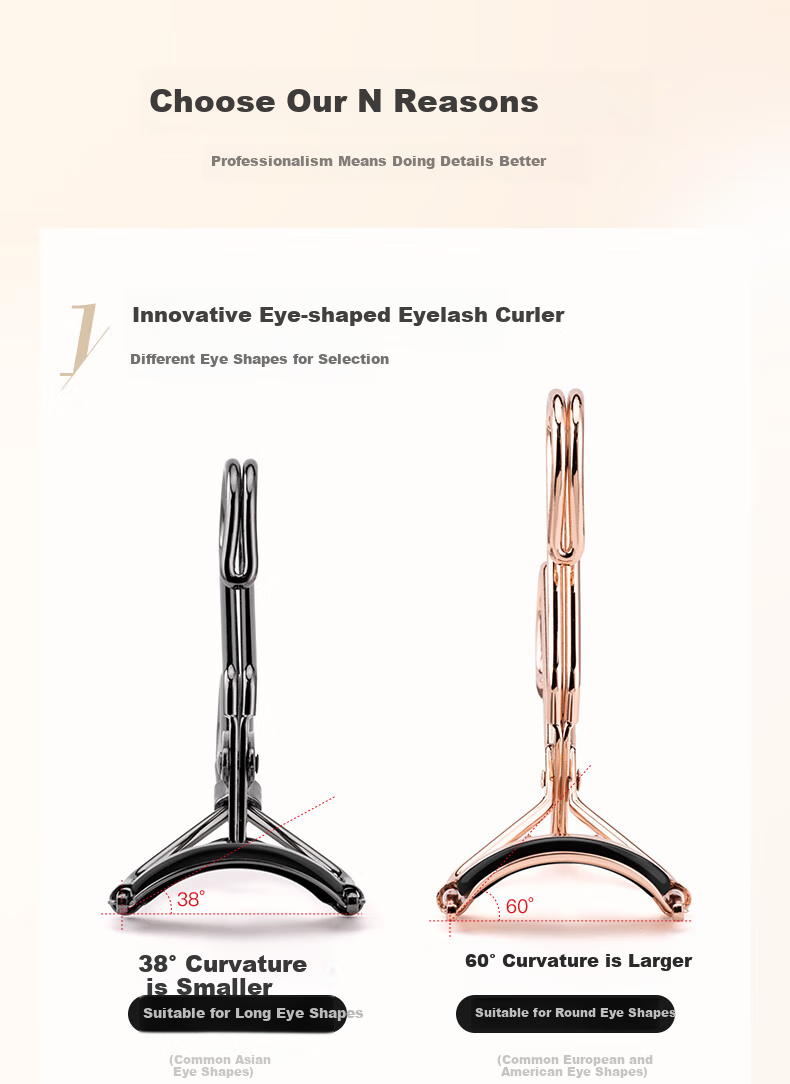 Tweezerman, Japanese Imported Eyelash Curler, Professional Sunflower Stylist Tool, Gift for Rose Gold 8