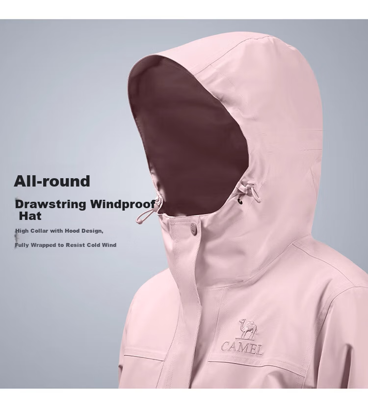 CAMEL Outdoor Jacket, Classic Workwear ICON Three-In Fleece Inner Liner, Mountaineering Suit, Size S 28