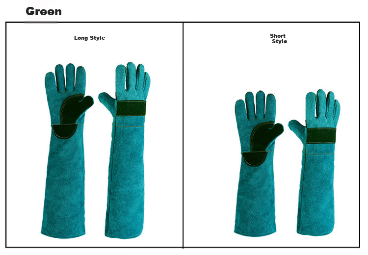 Beifute Anti-Bite Gloves, Scratch-Resistant Dog Bite Protection, Wear-Resistant Thickened Heat-Insulating Welding Gloves, Non-Slip Construction Site Gloves, 60CM Yellow 11