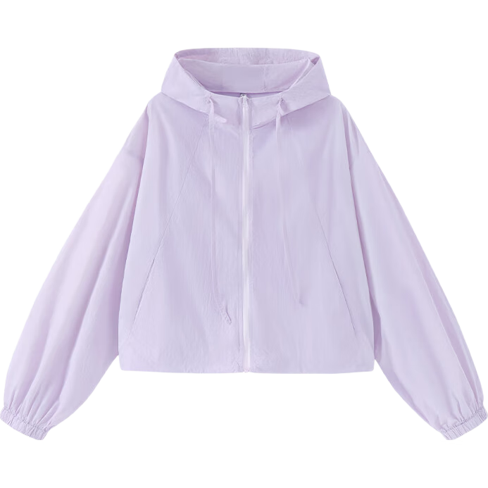 Baleno UPF50+ Short Cooling Sun Protection Jacket for Women, 2025 Summer New Outdoor UV Protection Casual Loose Lightweight Coat