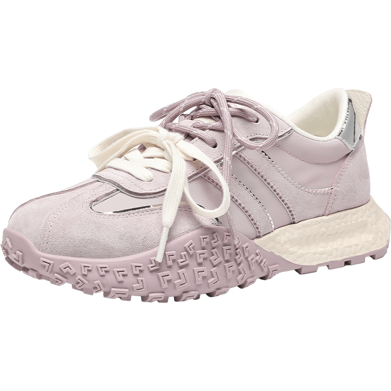 ZHR Dexun Women's Shoes, 2026 New Style, Soft Sole Fashionable Women's Shoes, Stylish Thick-Soled Sneakers for Women, KS110, Lavender Purple, Size 35