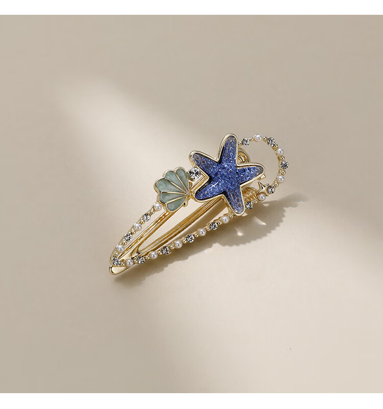 CHIMERA Starfish Shell Edge Side Bang Hair Clip Duckbill Clip Hairpin 6.1 Children's Day Gift 8