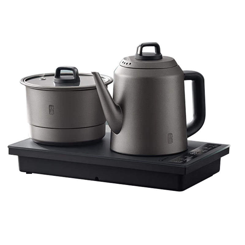 Midea Pure Titanium Kettle, Built-In Tea Table All-In Machine, Automatic Electric Kettle for Brewing Tea, Automatic Power-Off, C15X