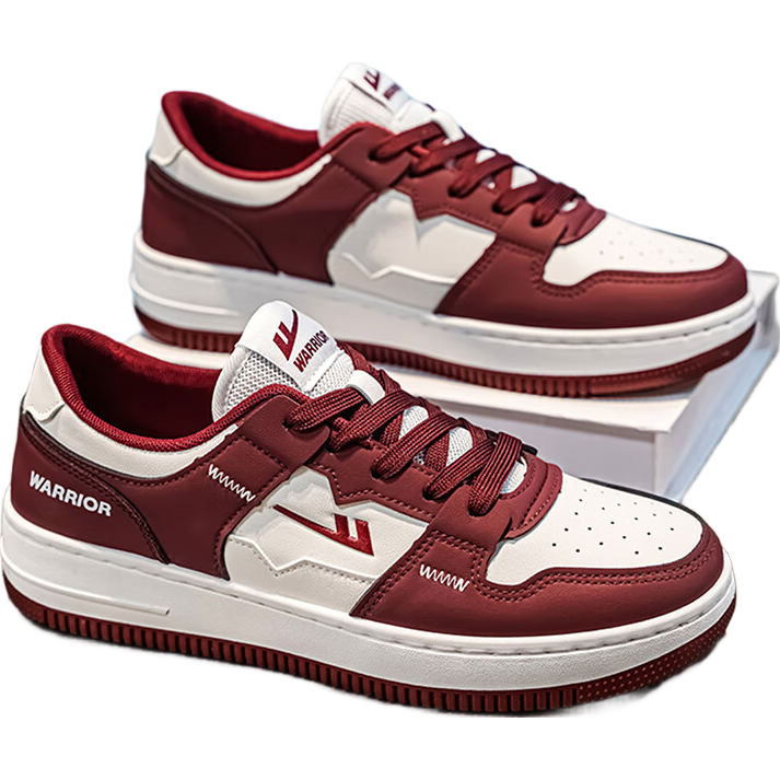 Huili Official Canvas Shoes for Men, Spring And Summer Style, Versatile Outdoor Couple Casual Shoes, Sports Shoes for Men And Women, White/red, Size 40
