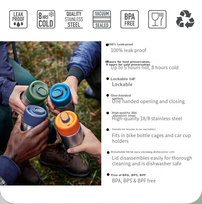 BLACK+BLUM British Insulated Mug Coffee Cup Premium Stainless Steel Portable Water Cup for Takeaway HBB-BAM042 2