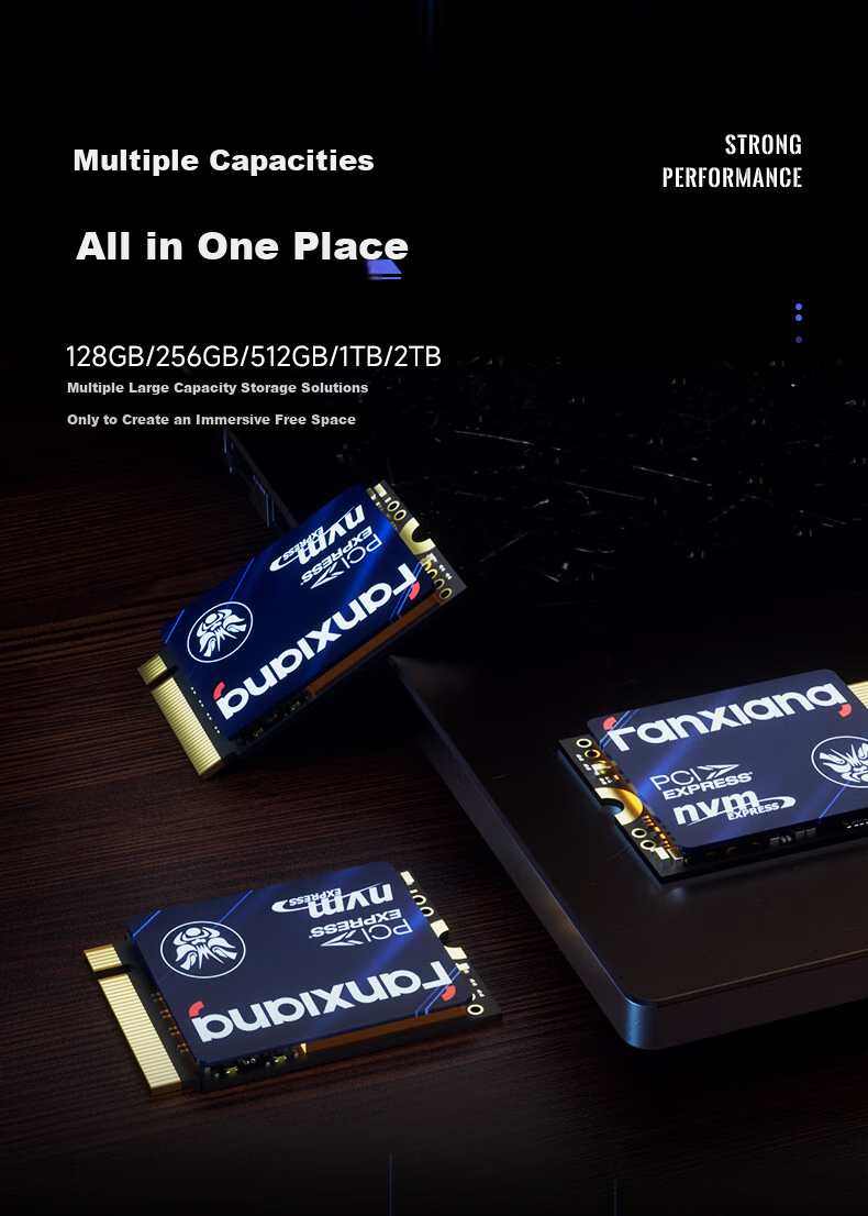 FANXIANG 1TB SSD Solid State Drive M.2 Interface NVMe Protocol PCIe 3.0 2230 Small Size Specification Computer Gaming Machine Expansion Hard Drive S532 5