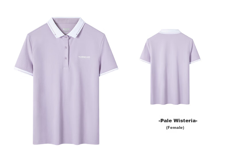 TOREAD Women's Short-Sleeve T-Shirt, Spring And Summer Business Polo Shirt, Outdoor Functional Sweat-Wicking Quick-Dry Breathable Tee, TAJJCN82837 24