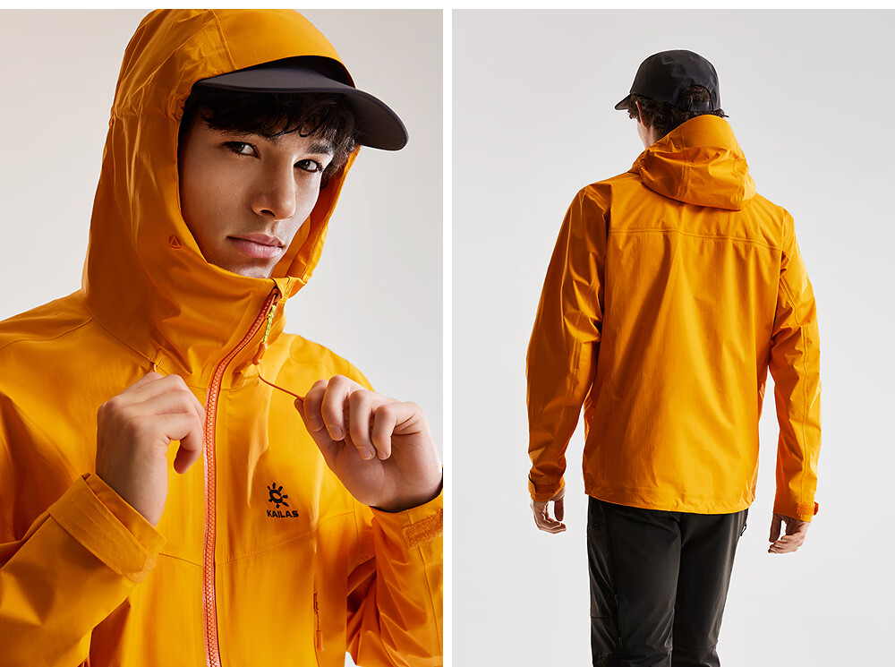 KAILAS Boge Da LT Hard Shell Jacket for Men And Women, 3L Waterproof Windproof Outdoor Hiking Mountaineering Coat 13