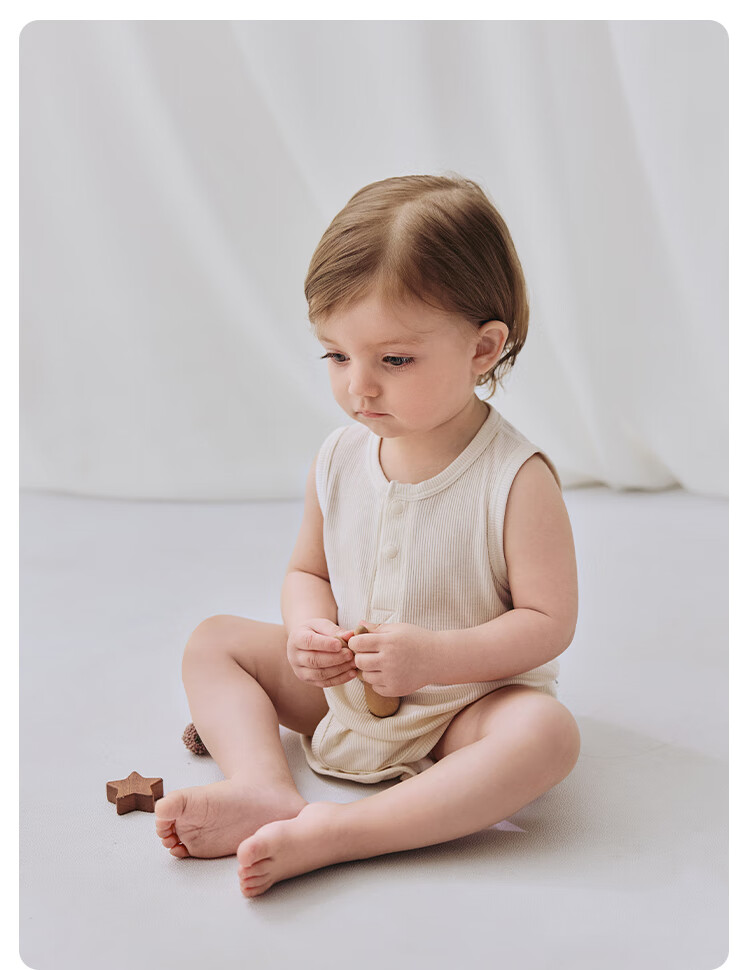 Babylove Infant Bodysuit, Summer Thin Modal Onesie, Baby Sleeveless Vest, Triangle Romper, Pajamas, Summer Outfit 8