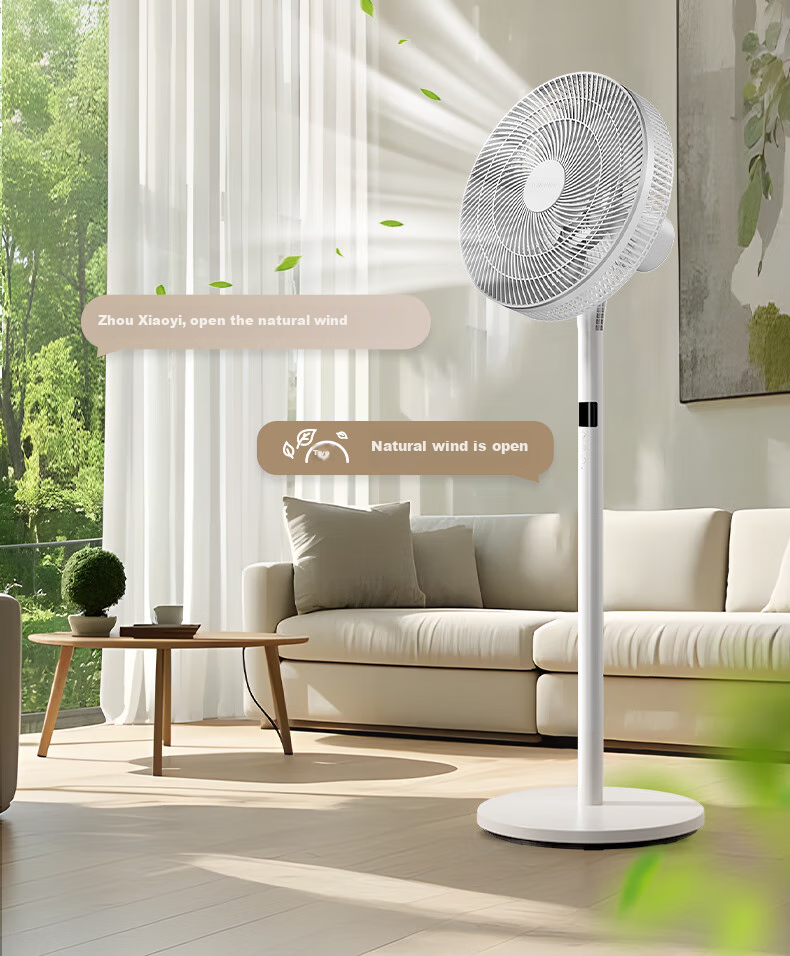 AIRMATE Electric Fan, Home Soft Wind Floor Fan, Desktop Small Fan, High Air Volume, Voice Control, Remote Control, Energy-Saving, Oscillating, Dormitory Seven-Blade Quiet Standing Fan FS35-SR106 11