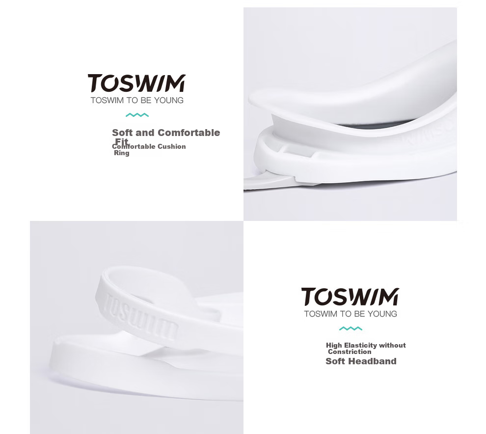 TOSWIM Myopia Swimming Goggles for Men And Women, High Definition Anti-Fog, Left And Right Prescription Available, Swimming Goggles with Single Lens, Silver Coated Film, -6.00 Diopters 13