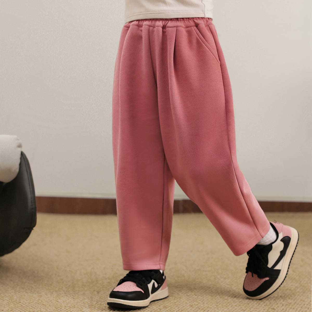LUSON Chen Da Zhu Children's Clothing, Girls' Sportswear Set, Autumn New Fashion Casual Kids' Outerwear Set, New Year's Outfit