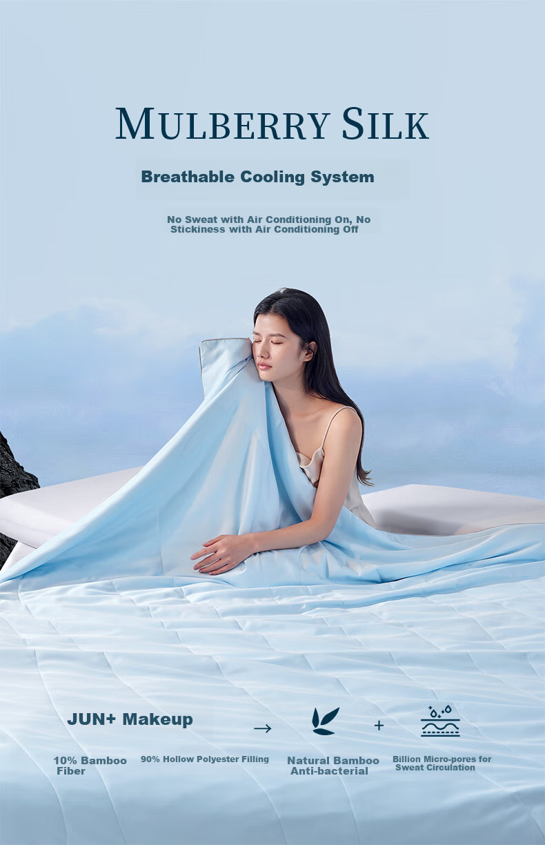 La Torretta Summer Cooling Quilt, Air Conditioning Comforter, 60-Count Lenzing Tencel Bamboo Fiber, Thin Summer Cool Feeling Duvet Insert, 200*230cm 5
