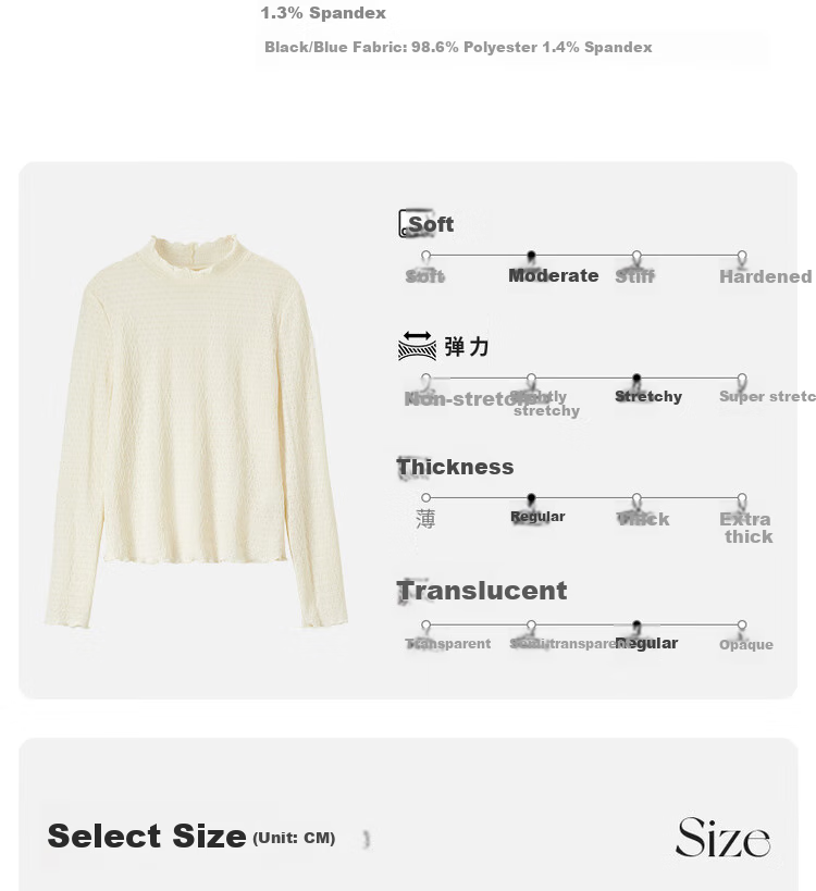 Sentubila Semi-Turtleneck Inner Layer Knit Sweater, Autumn And Winter Top, Petite Women's Warm Long-Sleeve Base Layer, Beige, XL 9