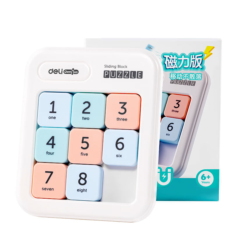 Deli Magnetic Macaron Color Sudoku Puzzle Toy for Children, Back-To Gift, Birthday Present YP147