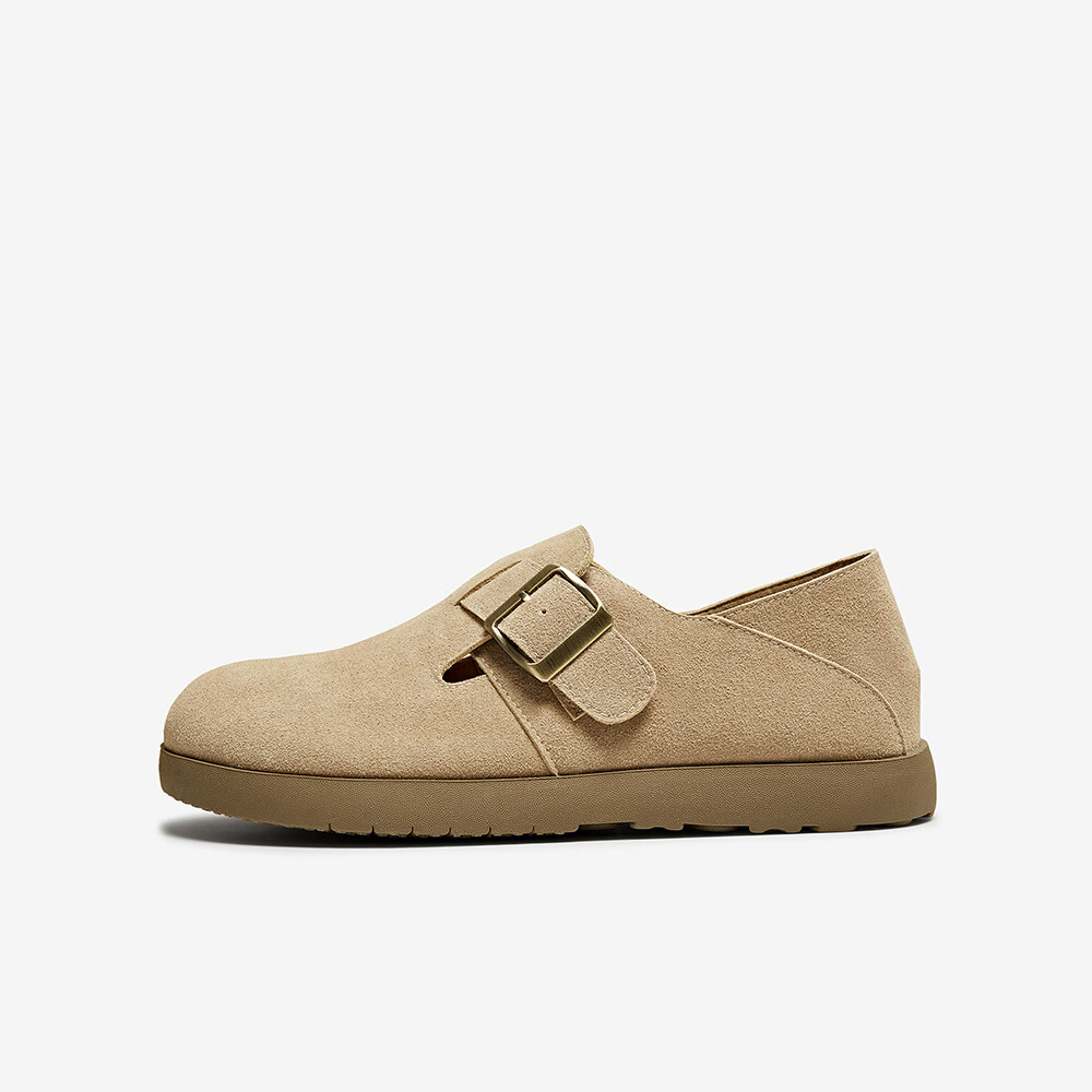 Женские туфли Basto 25 Autumn Vintage Birkenstock, лоферы, с круглым носом, на низком каблуке, размер 35, цвет Абрикосовый