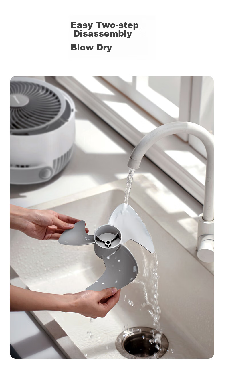 AIRMATE [Xiaobofeng] Air Circulation Fan, High Airflow Oscillating Electric Fan for Home Use, Quiet And Gentle Wind, Small Fan with English Plug, Specially Designed for Hong Kong Users FA18-X227 11