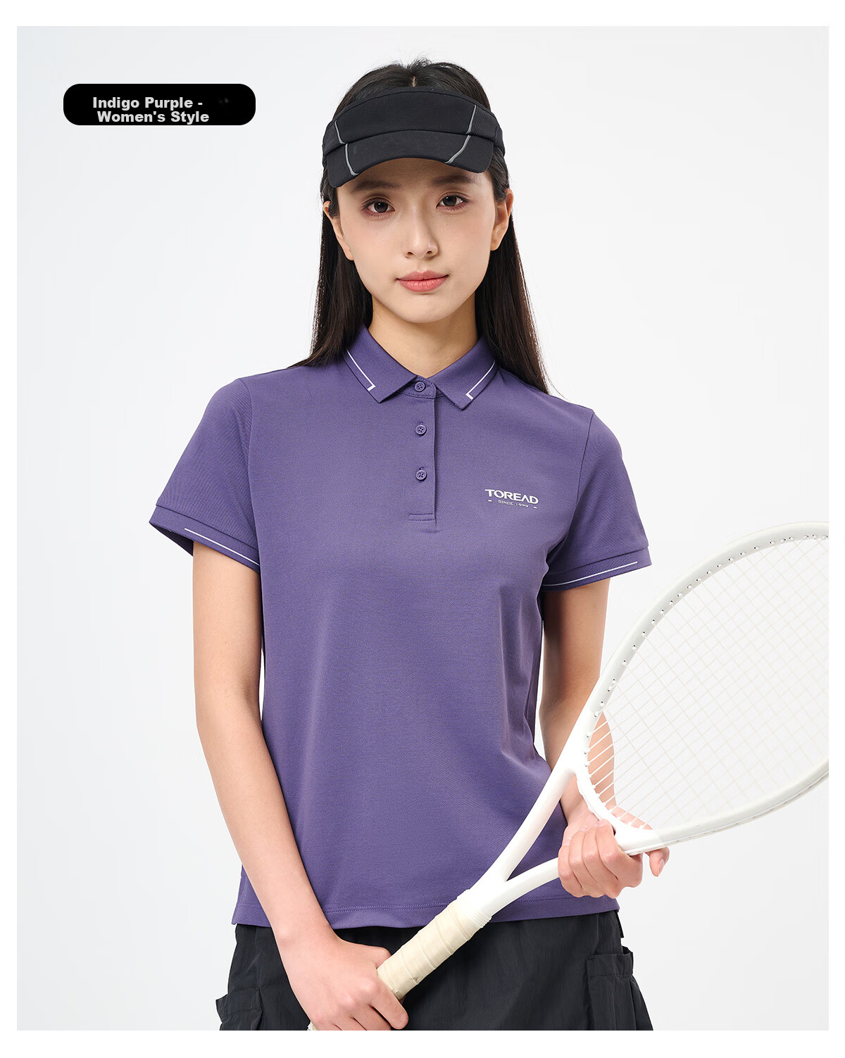 TOREAD Women's Short-Sleeve T-Shirt, Spring And Summer Business Polo Shirt, Outdoor Functional Sweat-Wicking Quick-Dry Breathable Tee, TAJJCN82837 20