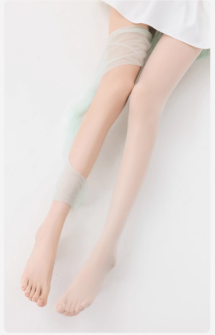 Langsha Mint Mambo Women's Thin Anti-Snag Spring Summer Sunscreen Sheer Seamless Pineapple Skin-Enhancing Tights Leggings 15