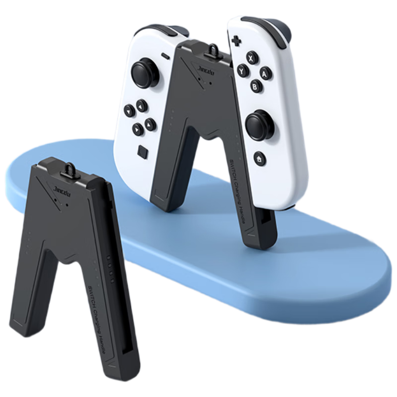 Jemdo Compatible Switch Joy-Con Controller Grip Stand Handle Grip Accessories Safe for Controllers Compatible with Switch NS/OLED with Case