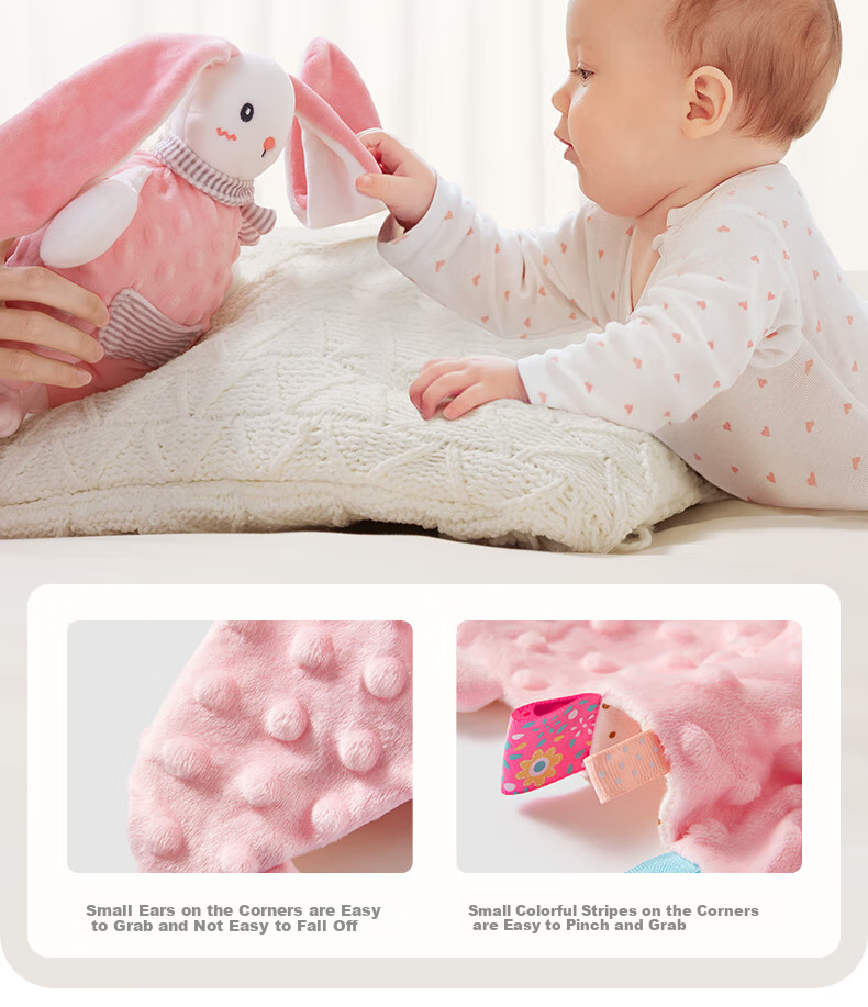 Beitaisi Comforting Doll Sleep Aid, Baby Soothing Blanket, Sleep-Inducing Toy, Edible And Chewable, Fox Blansu 20