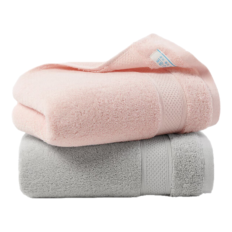 Jieyu Towel 110g 5A Antibacterial 100% Pure Xinjiang Cotton Odor-Resistant Soft Absorbent Face Towels 2-Pack Boerman