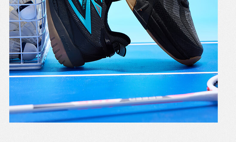 361° Men's Badminton Shoes, Zhansheng PRO Professional Shock-Absorbing Non-Slip Wear-Resistant Training Shoes for Men, 672524402-1 32