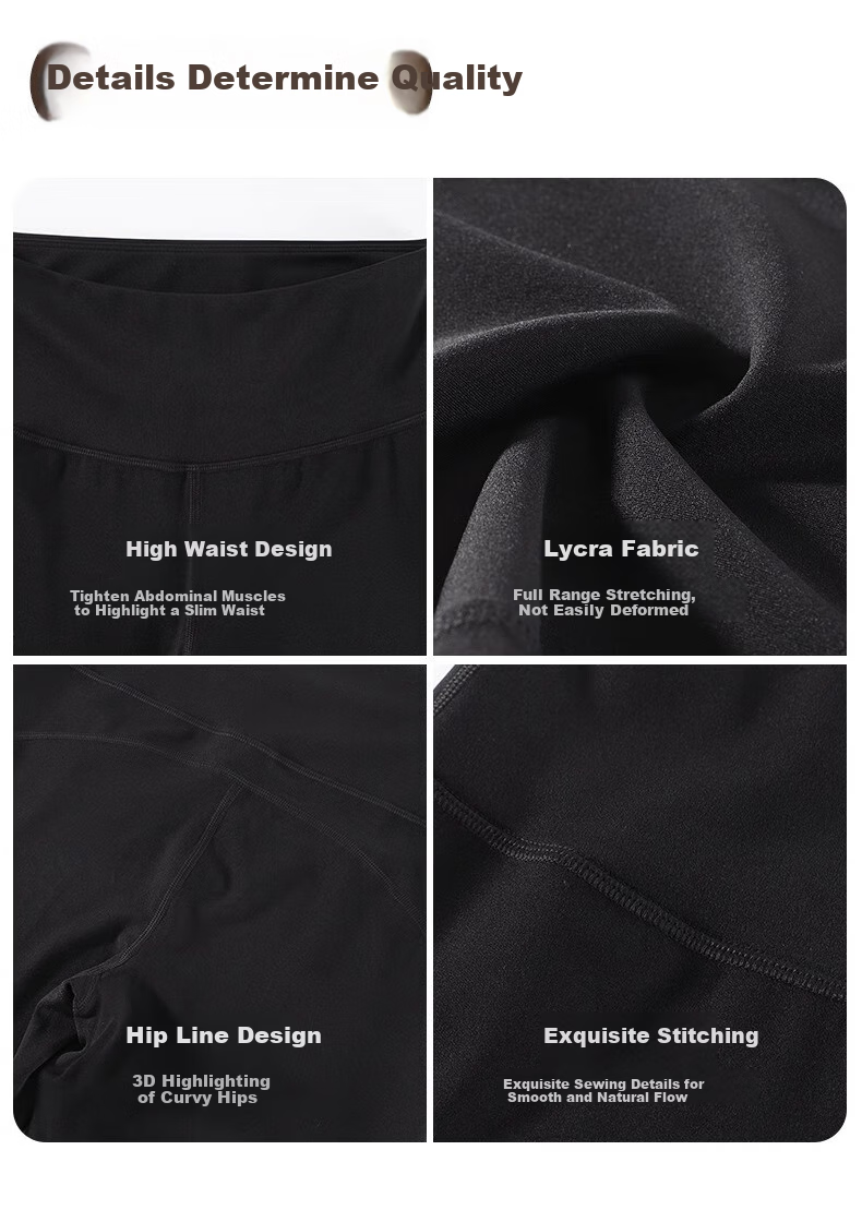 ACKDCS Black Yoga Pants for Women, Summer High-Waisted Butt-Lifting Slimming High-Elastic Tight-Fitting Pants for Outdoor Wear, Fitness Bare-Feel Sports Flared Pants 9