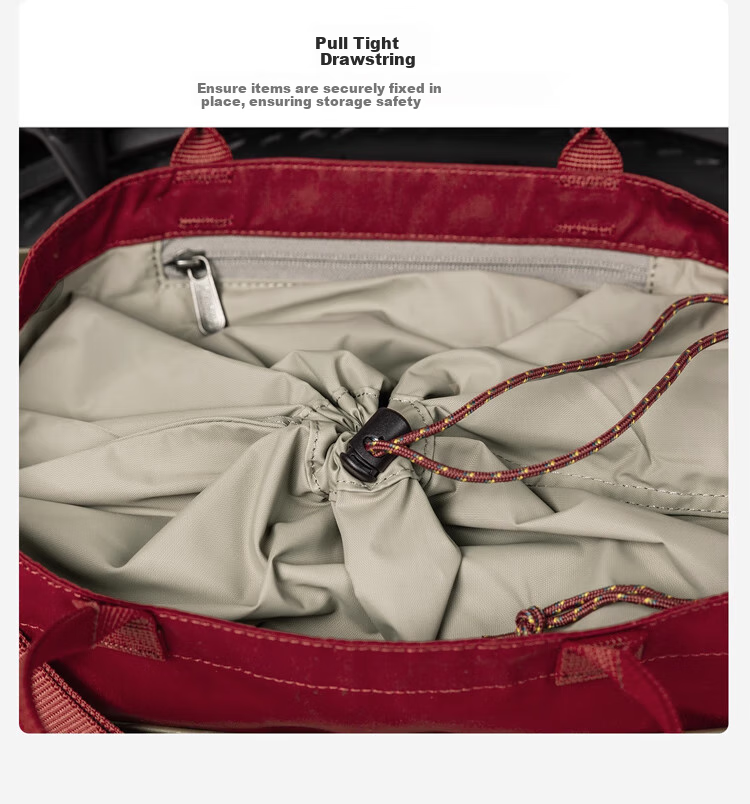 FJALLRAVEN Outdoor Cycling Tote Bag Large Capacity Handheld Shoulder Bag 23200333-326 Bull Red 6