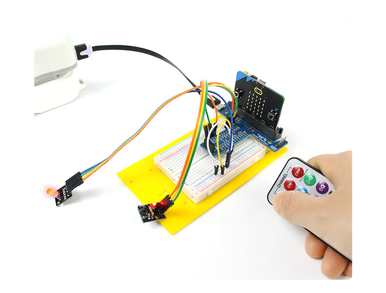 Chuanglebo Microbit Development Board Expansion Board V2 Robot Kit Python Mainboard micro:bit V2.2 17