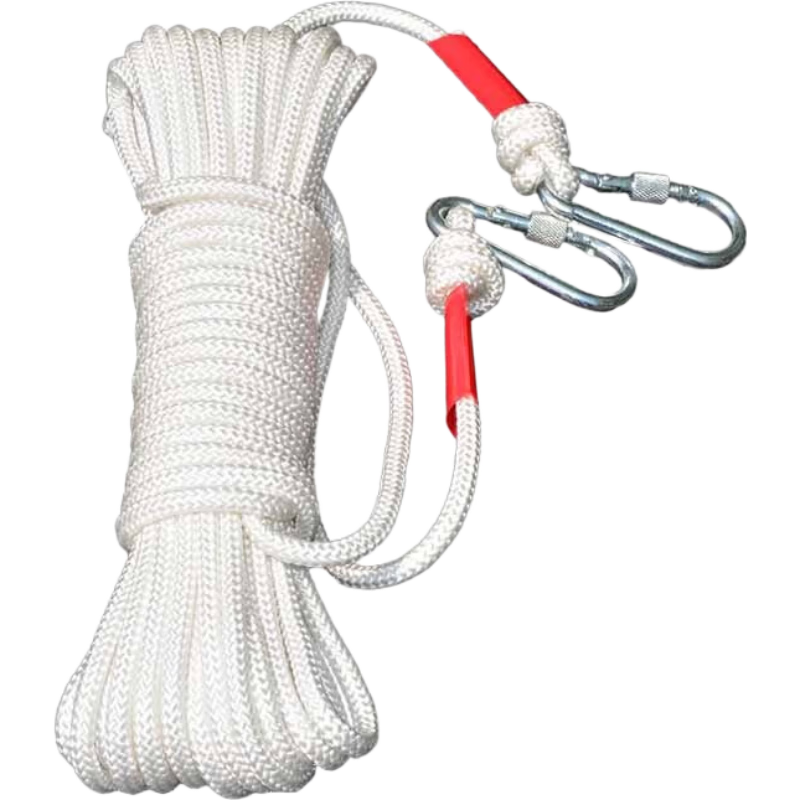 BAIGE Safety Rope Steel Wire Core High Altitude Work Safety Fast Descent Climbing Rope Emergency Rescue Insurance Rope [Jingcang-500KG] 8mm/20m CW064031