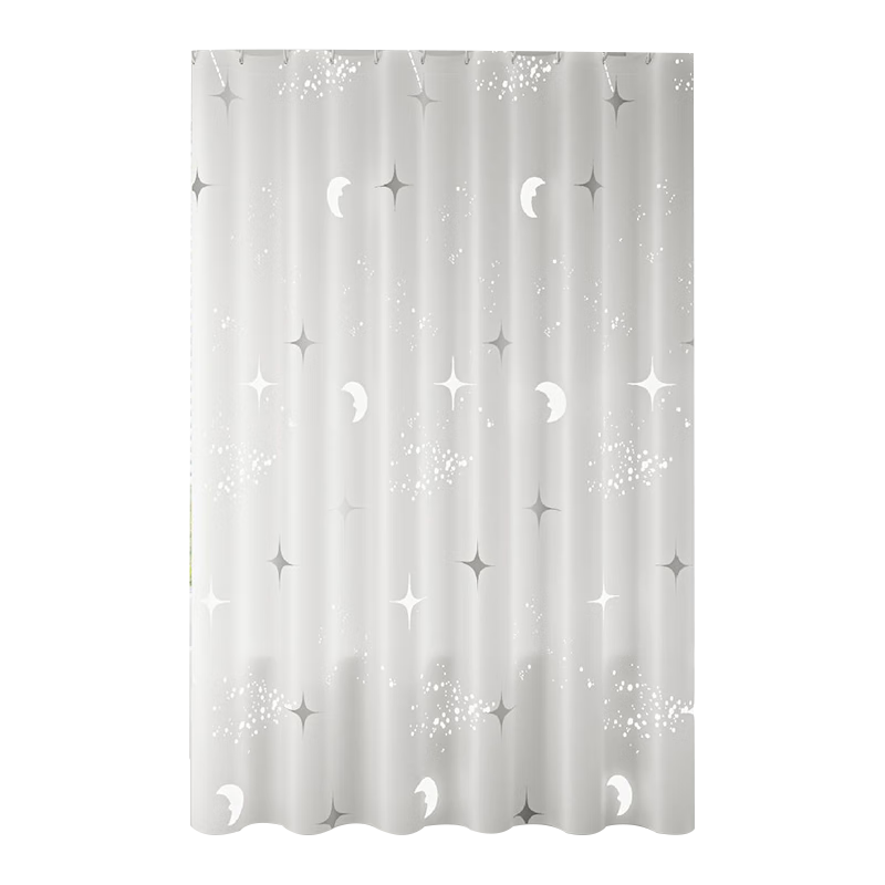 Gongxun Bathroom Shower Curtain, Toilet Partition Curtain, Waterproof, No Drilling Required, Thickened PEVA, 150*180