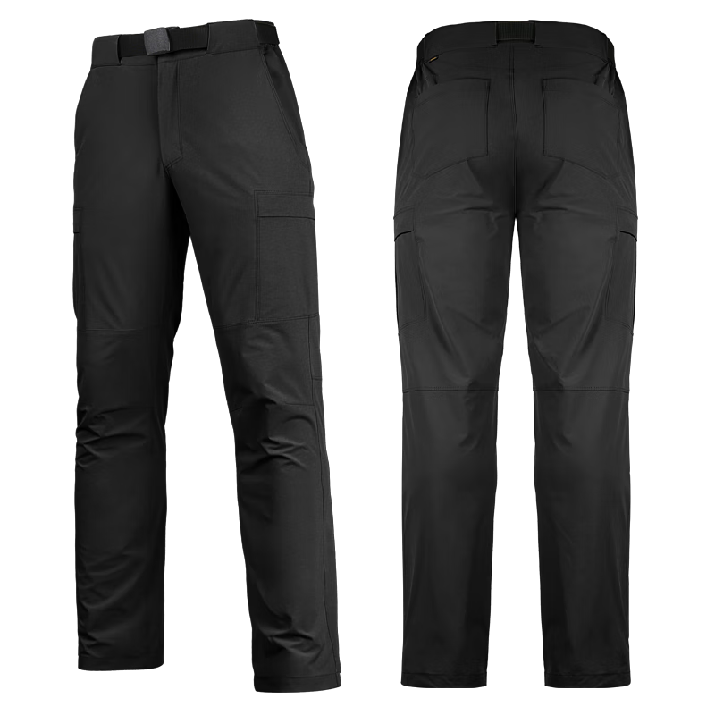 Free Soldier Rock Spring Summer Quick-Dry Pants Teflon Three-Protection Men's Breathable Sports Pants Sun Protection UPF50+ Dark Gray 30W/30L
